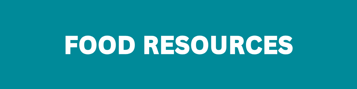 Food Resources on a teal background